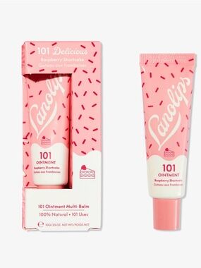 Lanolips 101 Ointment Multi-Balm Raspberry Shortcake Lip Balm New Sealed In Box